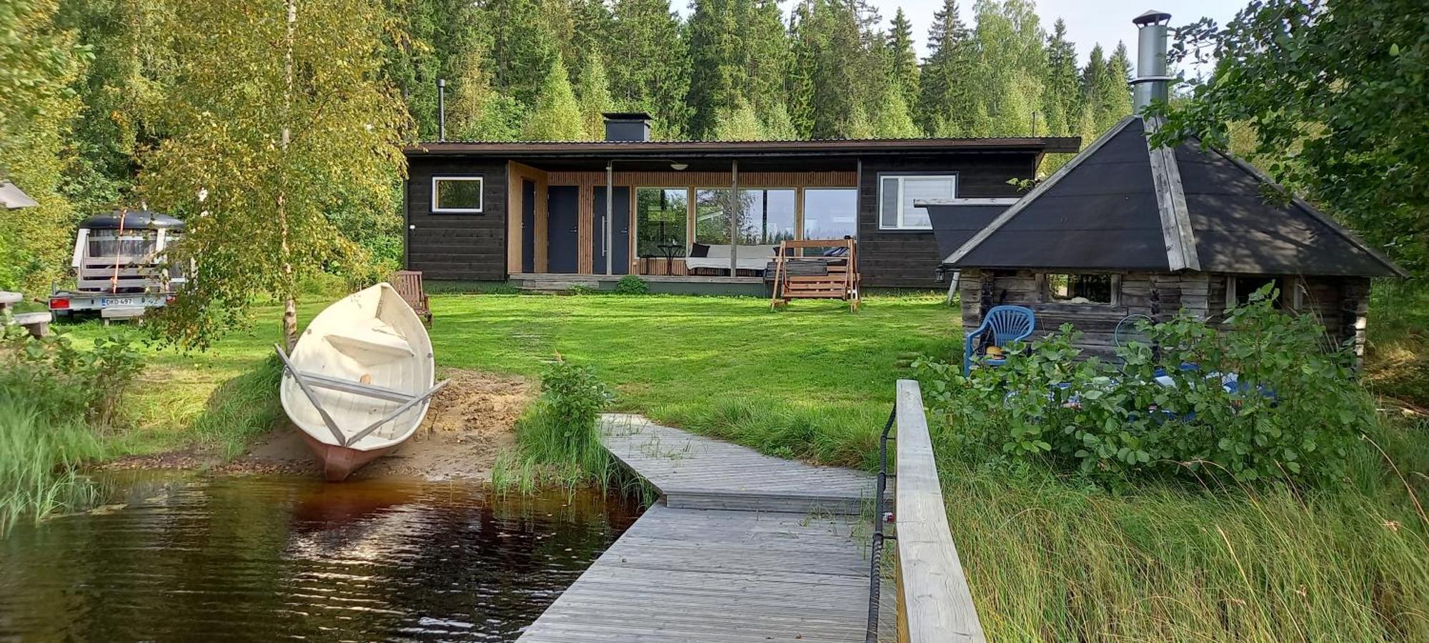 Private Lakeside Holiday Property In Nature Kankaanpää Exteriér fotografie